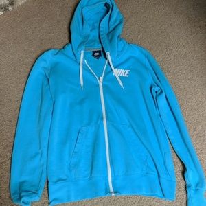 Nike size large zip hoodie